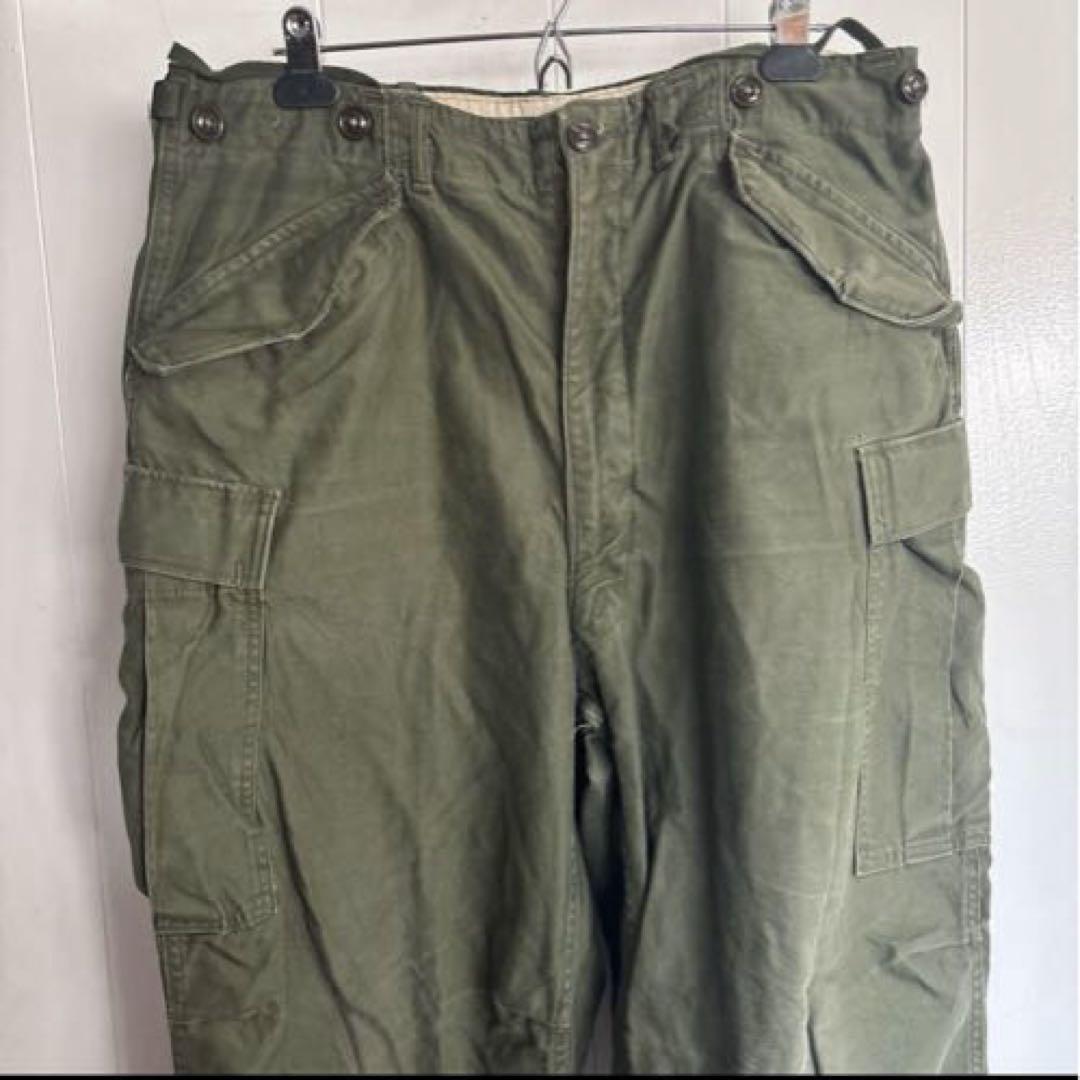 50s 米軍　実物 M51 フィールドパンツ　MEDIUM REGULAR ⑧