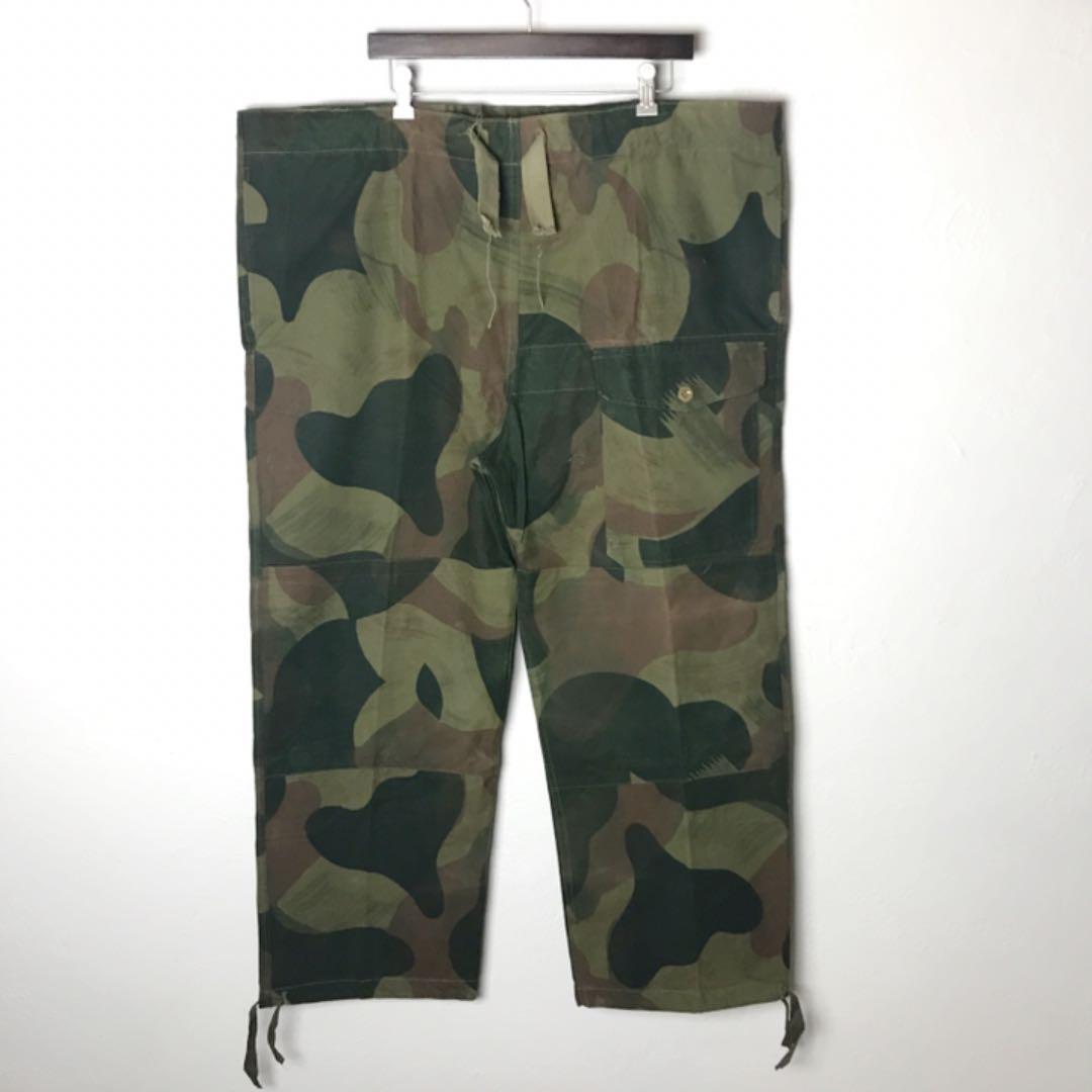 信頼 ベルギー軍 ブラッシュカモ パンツ 50s - ワークパンツ/カーゴパンツ