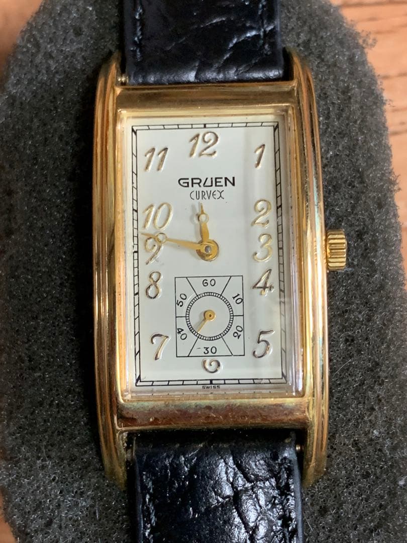 GRUENグリュエン腕時計 GR1093 レディース 革ベルト アイ ボリー