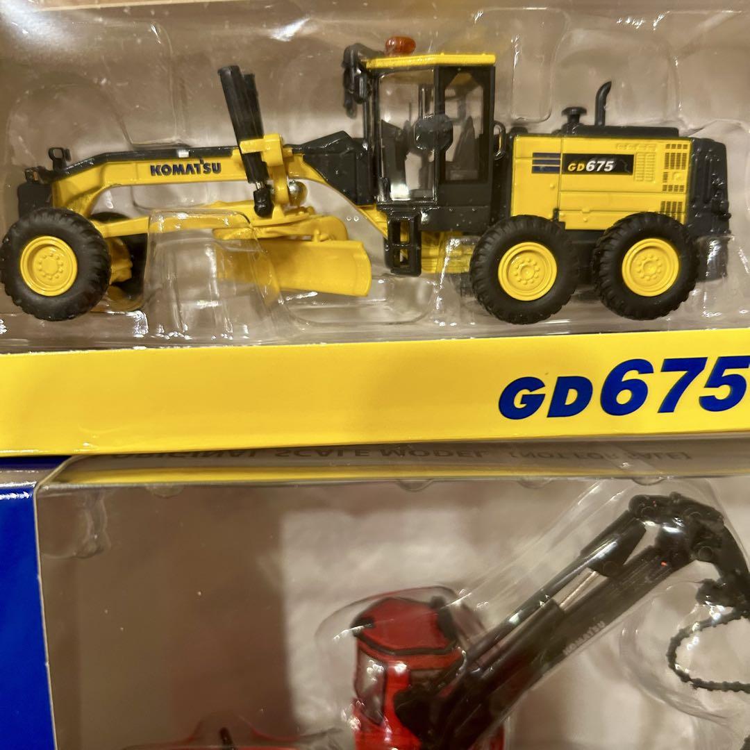 未使用 非売品 KOMATSU オリジナルミニチュア 4台セット