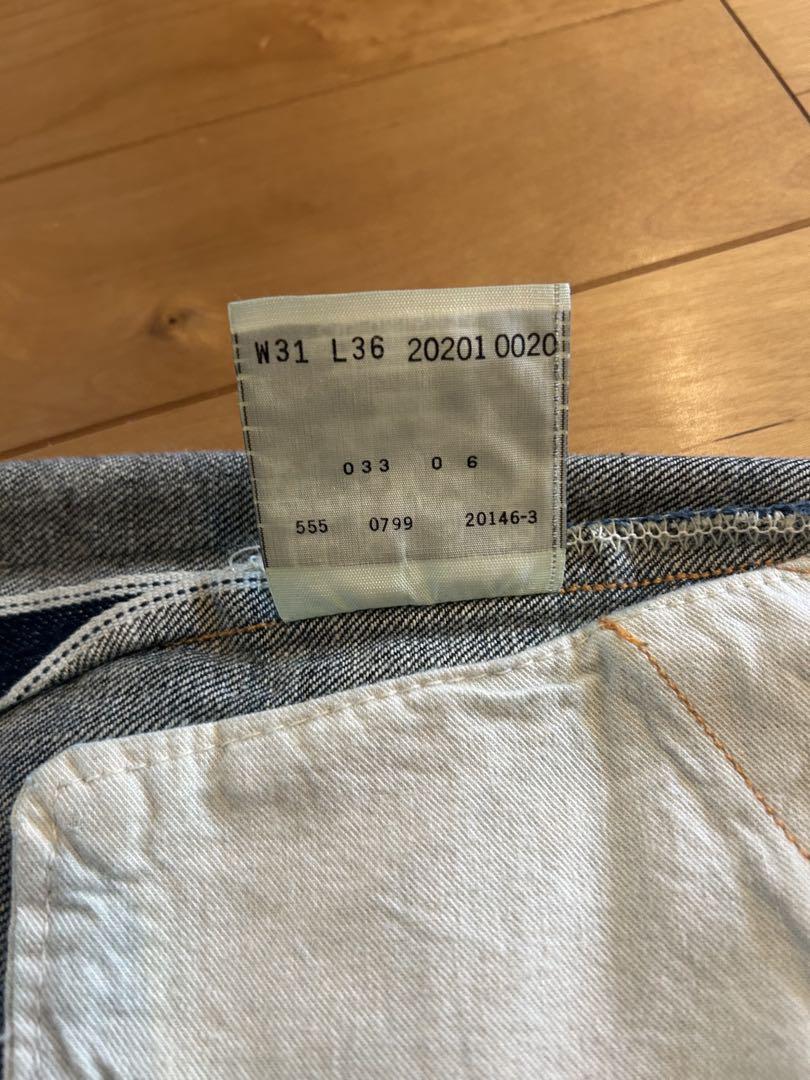 LEVI'S 201 デニムパンツ 裏555 サイズW31 W36 バレンシア