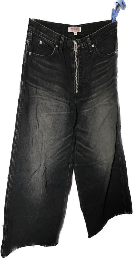 MASU FADED BAGGY FIT JEANS BLACK 44 23aw