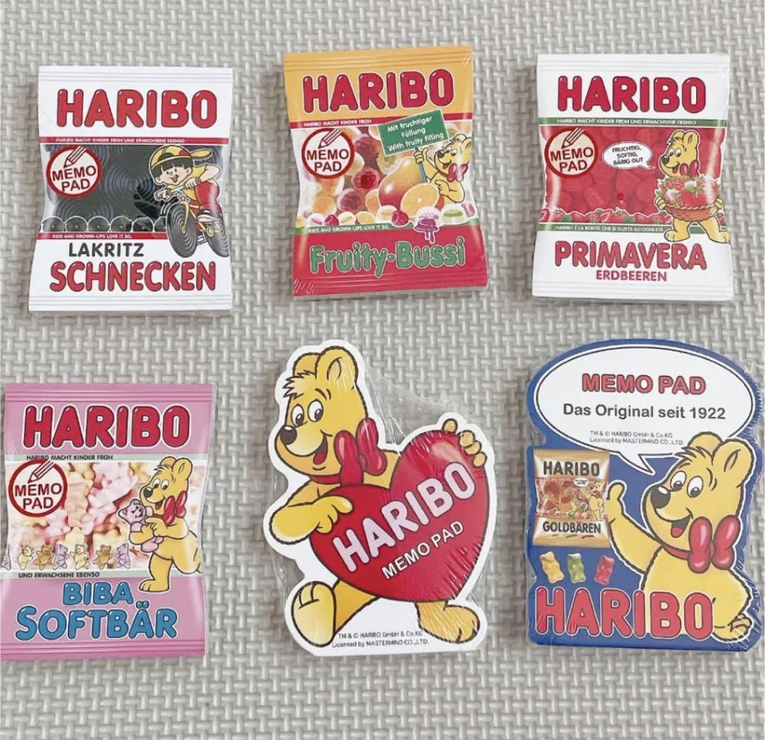 HARIBO ハリボー 未開封 ダイカットメモ メモ