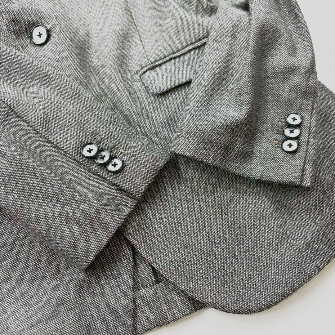 ●美品●　クリスチャンオラーニ　サマージャケット　2B　アンコン　LL　ネイビー ラコステ LACOSTE ニットテーラードジャケット （ダークネイビー