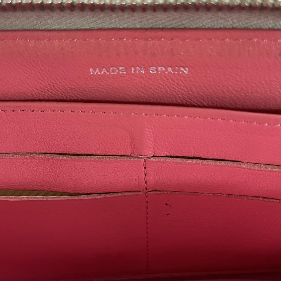 Chanel シルバー キルティング 長財布