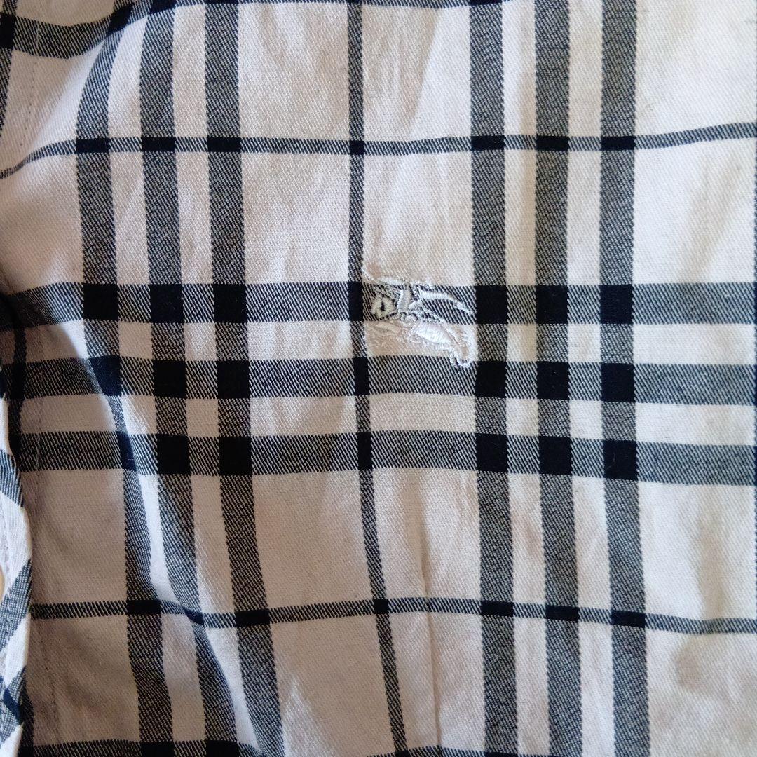 BURBERRY チェック柄 半袖シャツ Mサイズ - メルカリ