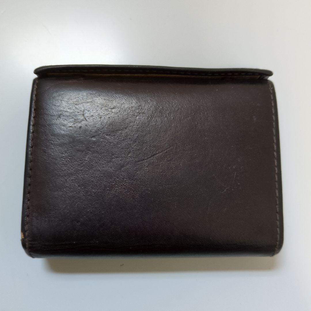 m+ エムピウ ミッレフォッリエ P25 コニャック タバコベージュ 財布 茶
