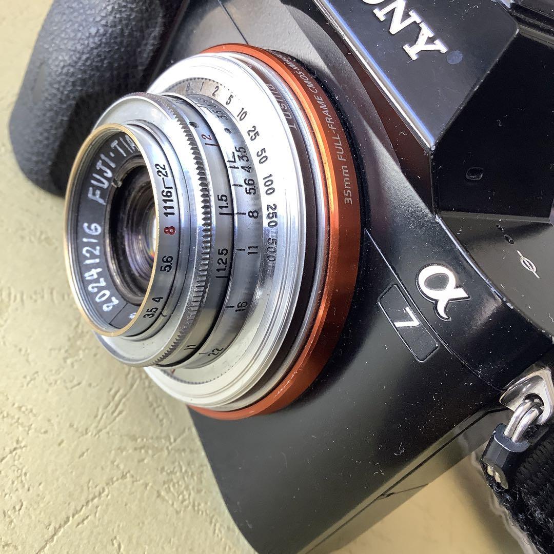 SONY、α７用改造レンズ　(FUJI, TIARA24㎜) 100g