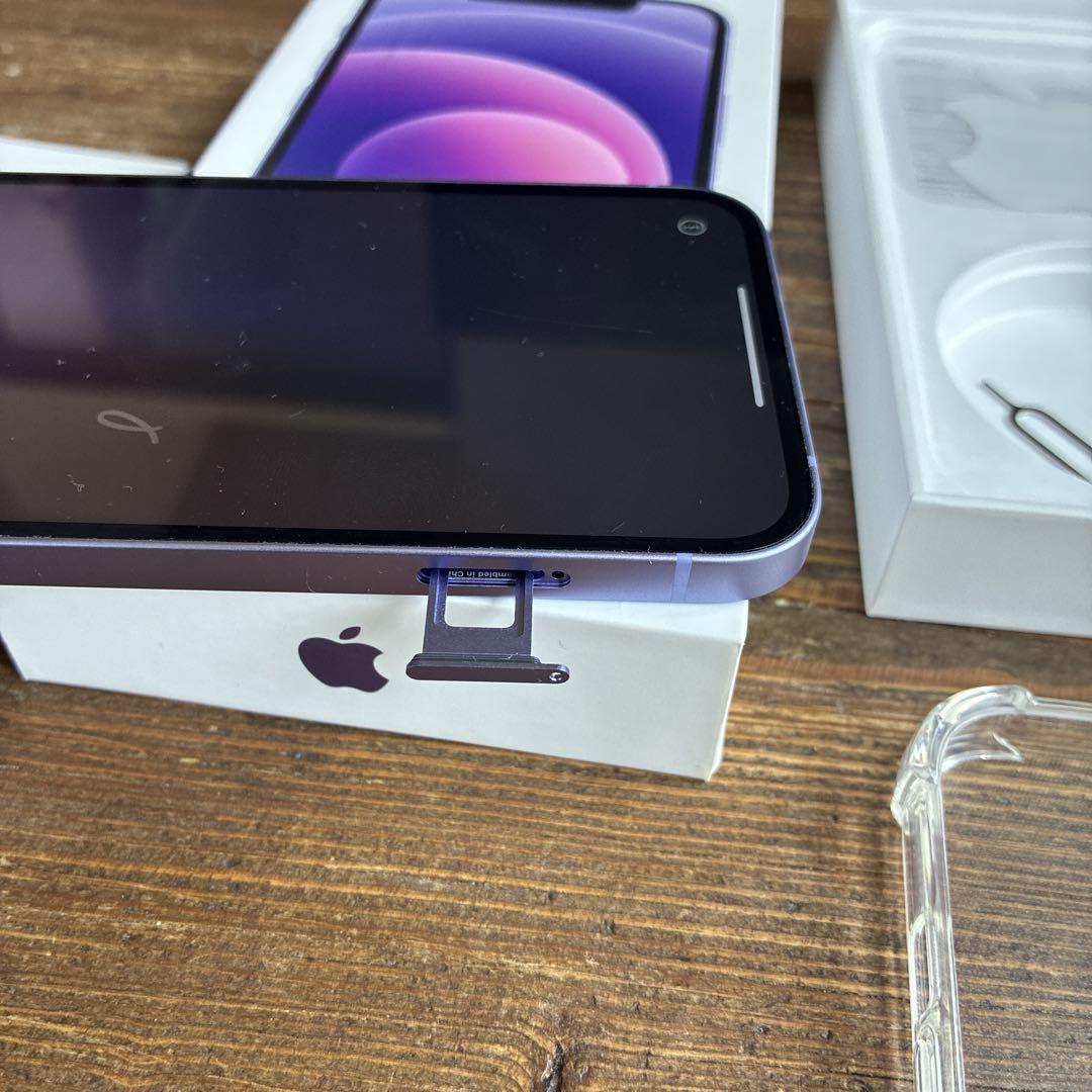 iPhone 12 Purple 256GB 画面キズ有