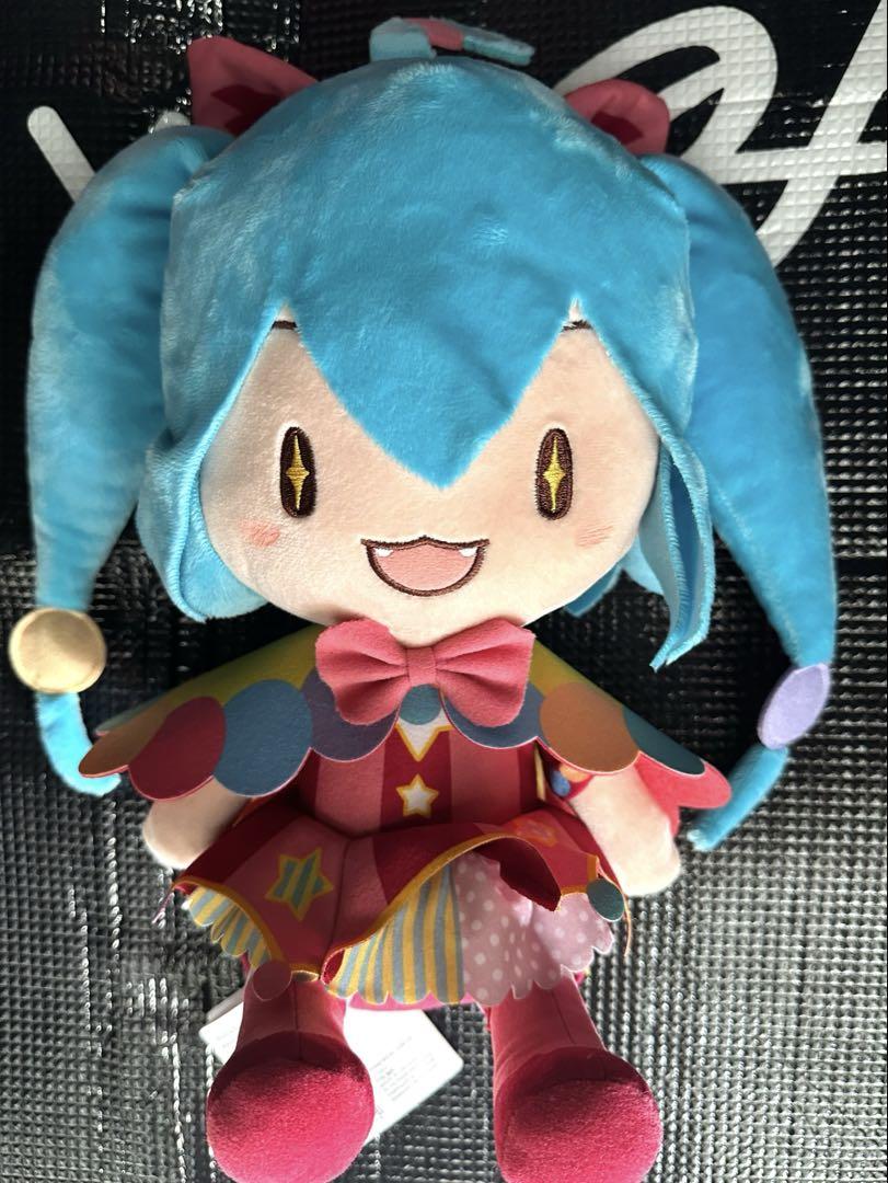 NEW 初音ミク　ぬいぐるみ　ふわぷちLぬいぐるみ　ふわぷちミニぬいぐるみ