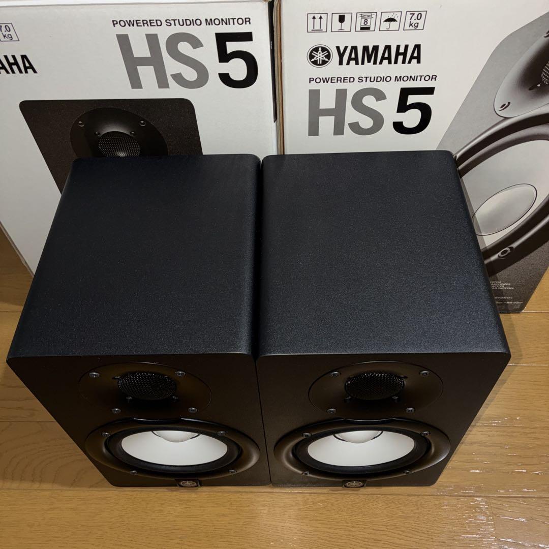 数回使用のみ　美品YAMAHA HS5 スピーカー 2台セット 箱付き