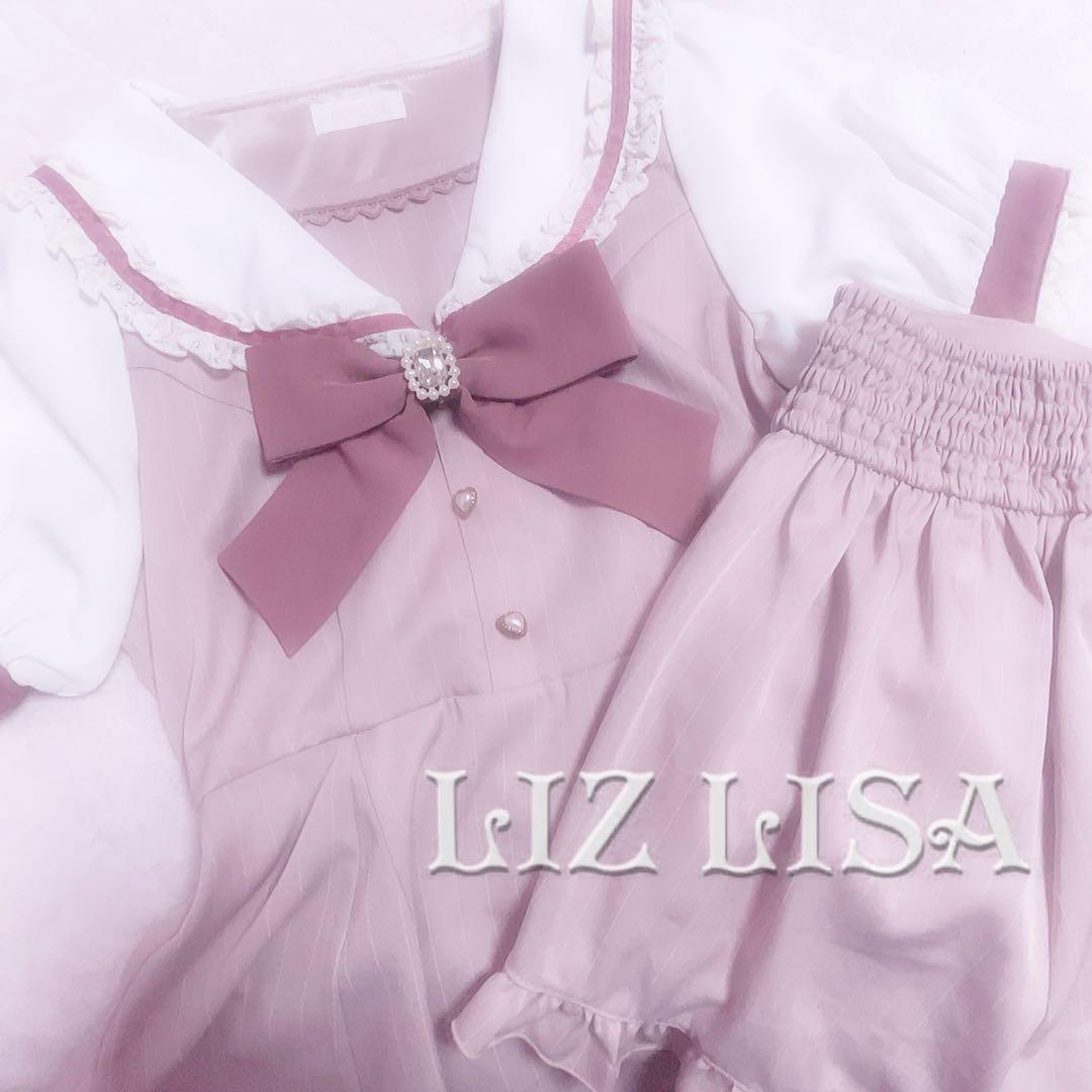 ୨୧┈LIZLISA セーラーカラーセットアップ(ピンク)┈୨୧