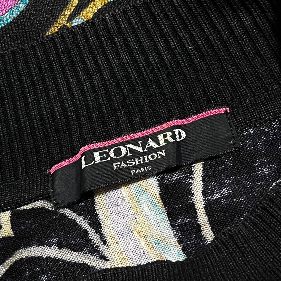 大きいサイズ】【LL】LEONARD♡レオナール サマー ニット 綿（SI