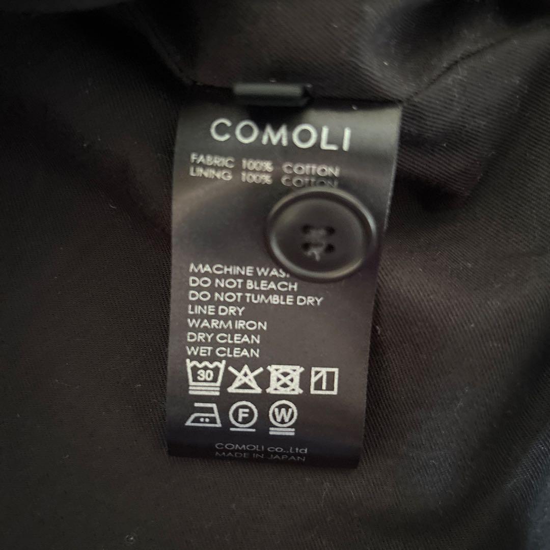t*t様 COMOLI ブラックドリル ジャケット　25SS