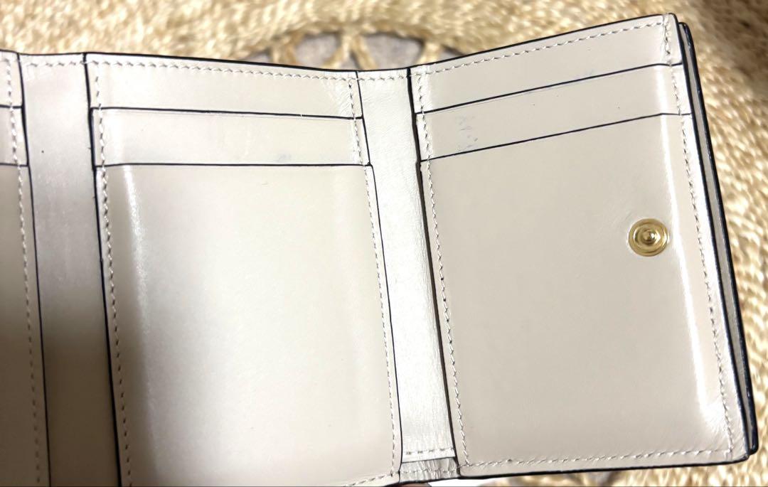 LOEWE　ロエベ　三つ折り財布　ミニウォレット　トライフォールド　ベージュ