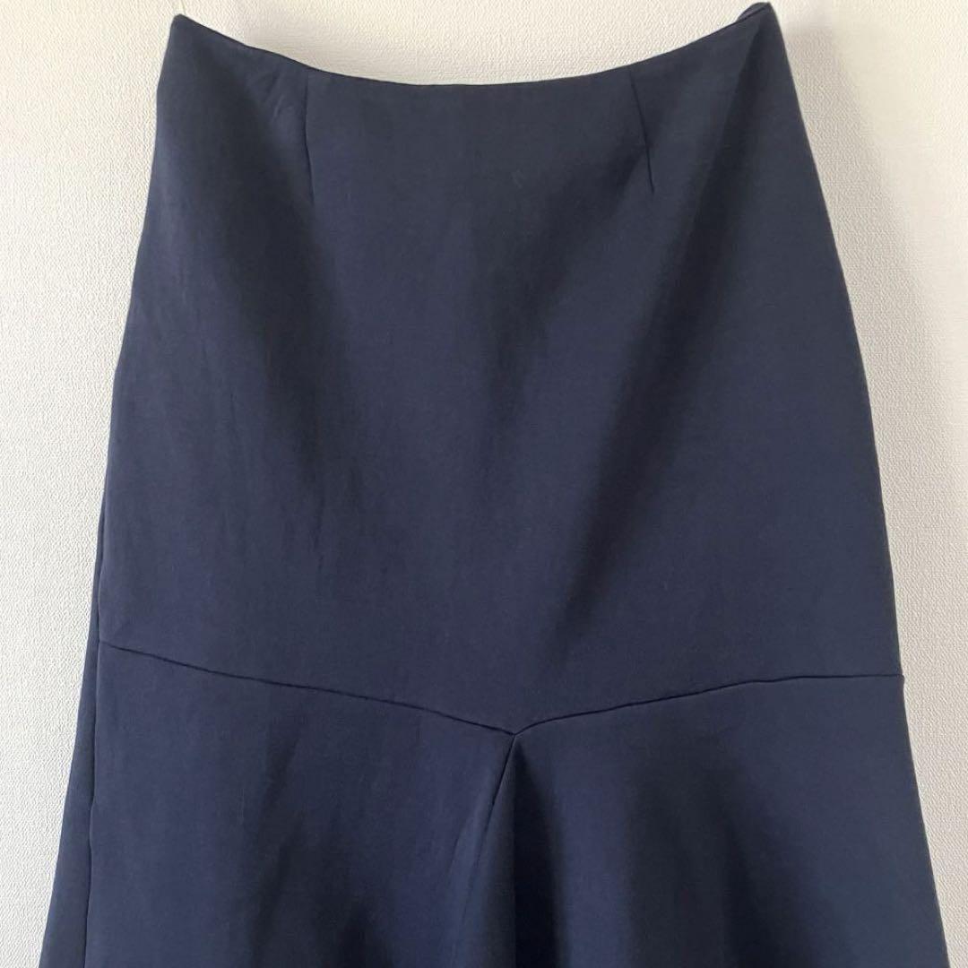 マルニ 20SS アシンメトリー マーメイド ロングスカート 38 ネイビー