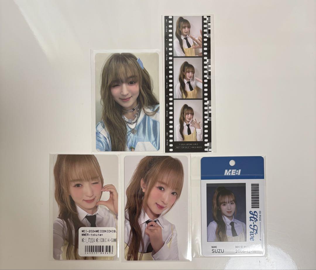 Suzu 山本すず Hi Five 直筆 サイン