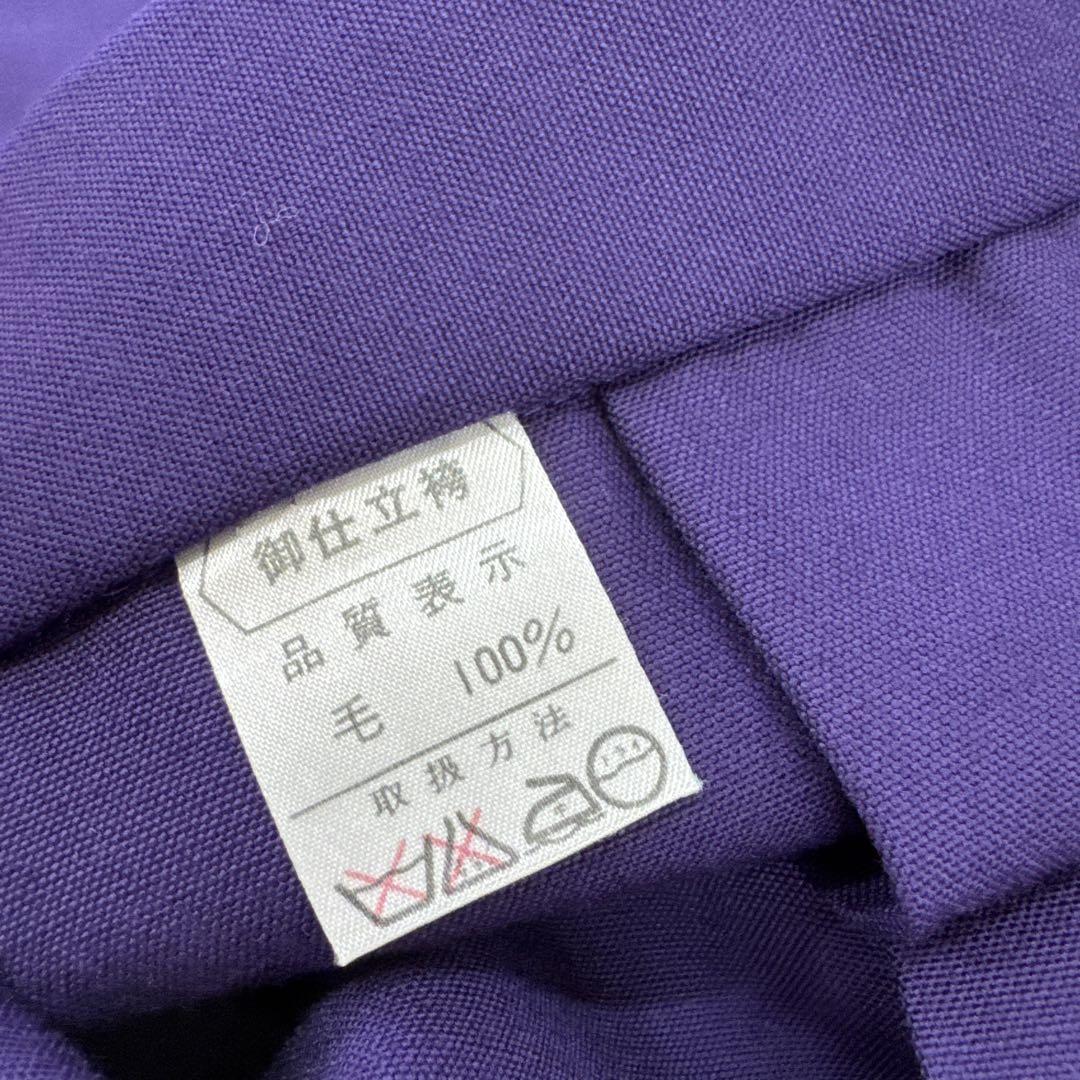 ウール袴　紫無地　未使用品　卒業式