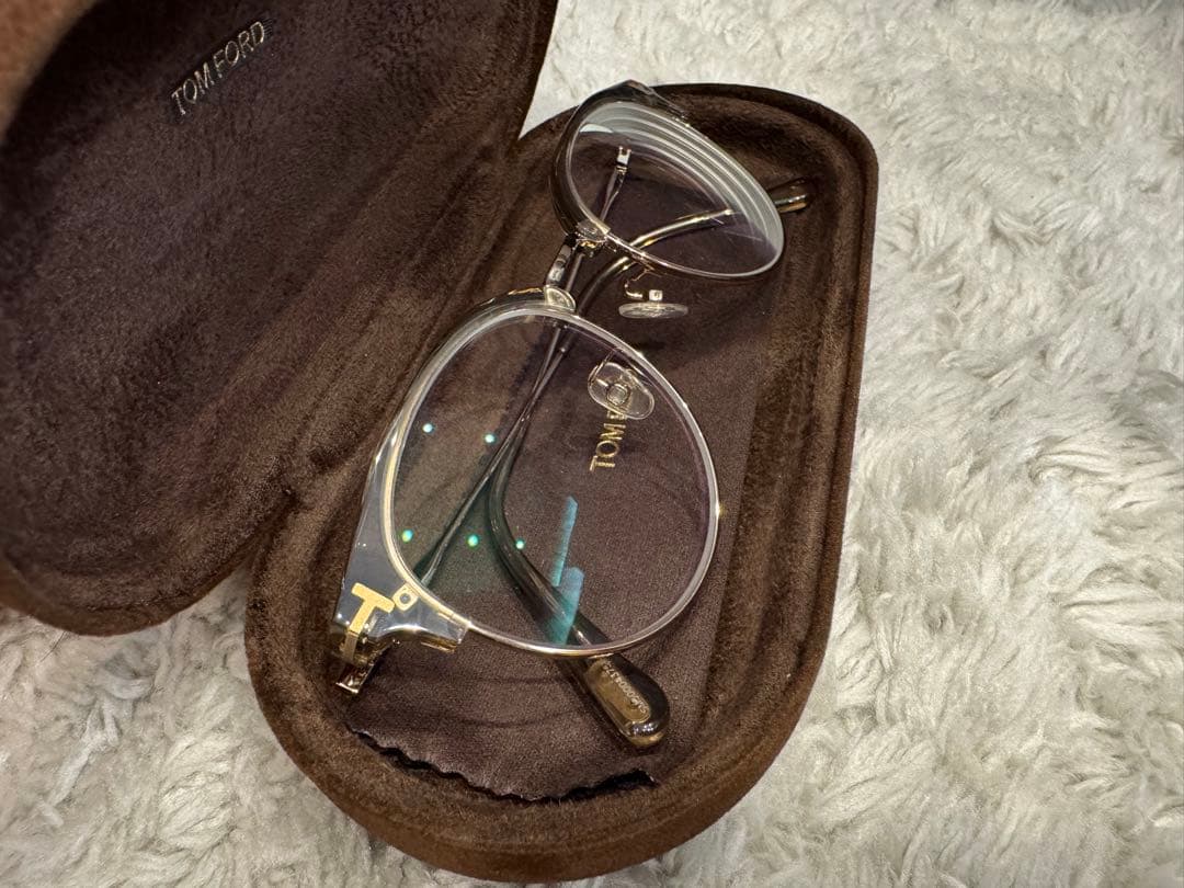 TOMFORDトムフォード メガネ ゴールド