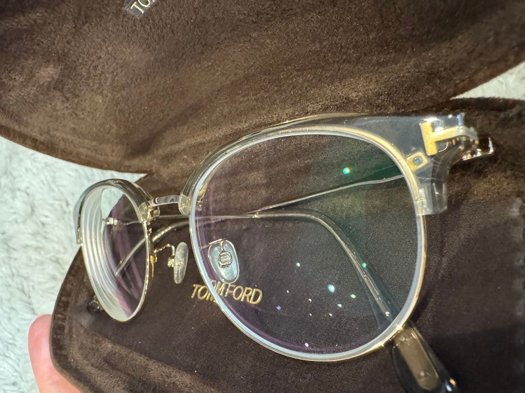 TOMFORDトムフォード メガネ ゴールド