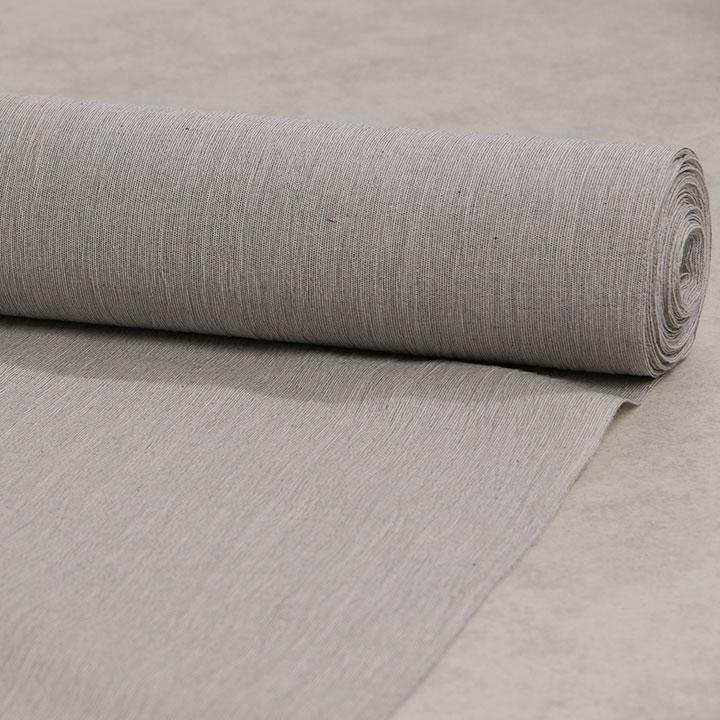 【新品】藤井絞り　綿麻浴衣　銀鼠　02099
