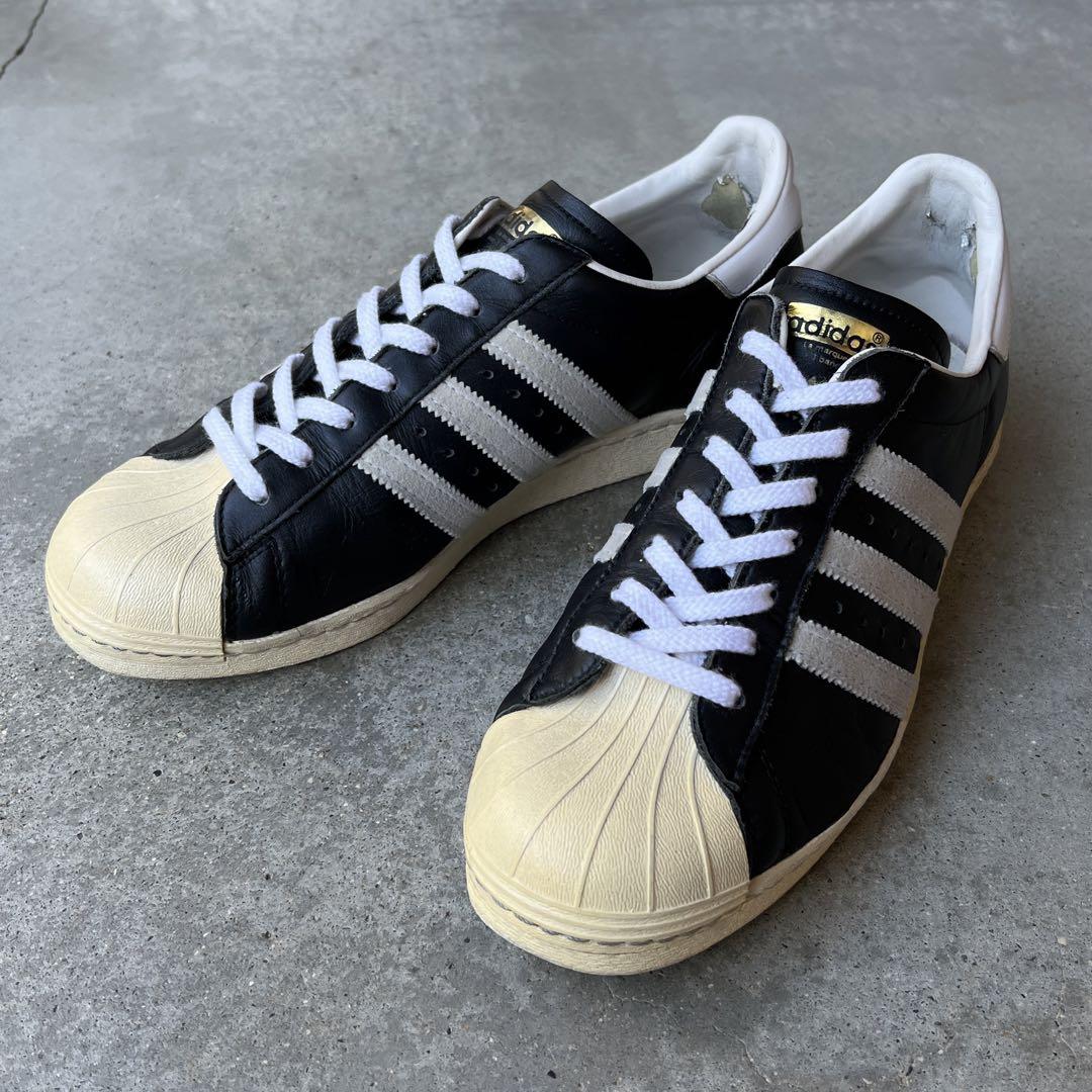 アディダス adidas SS 80s スーパースター Super Star黒白