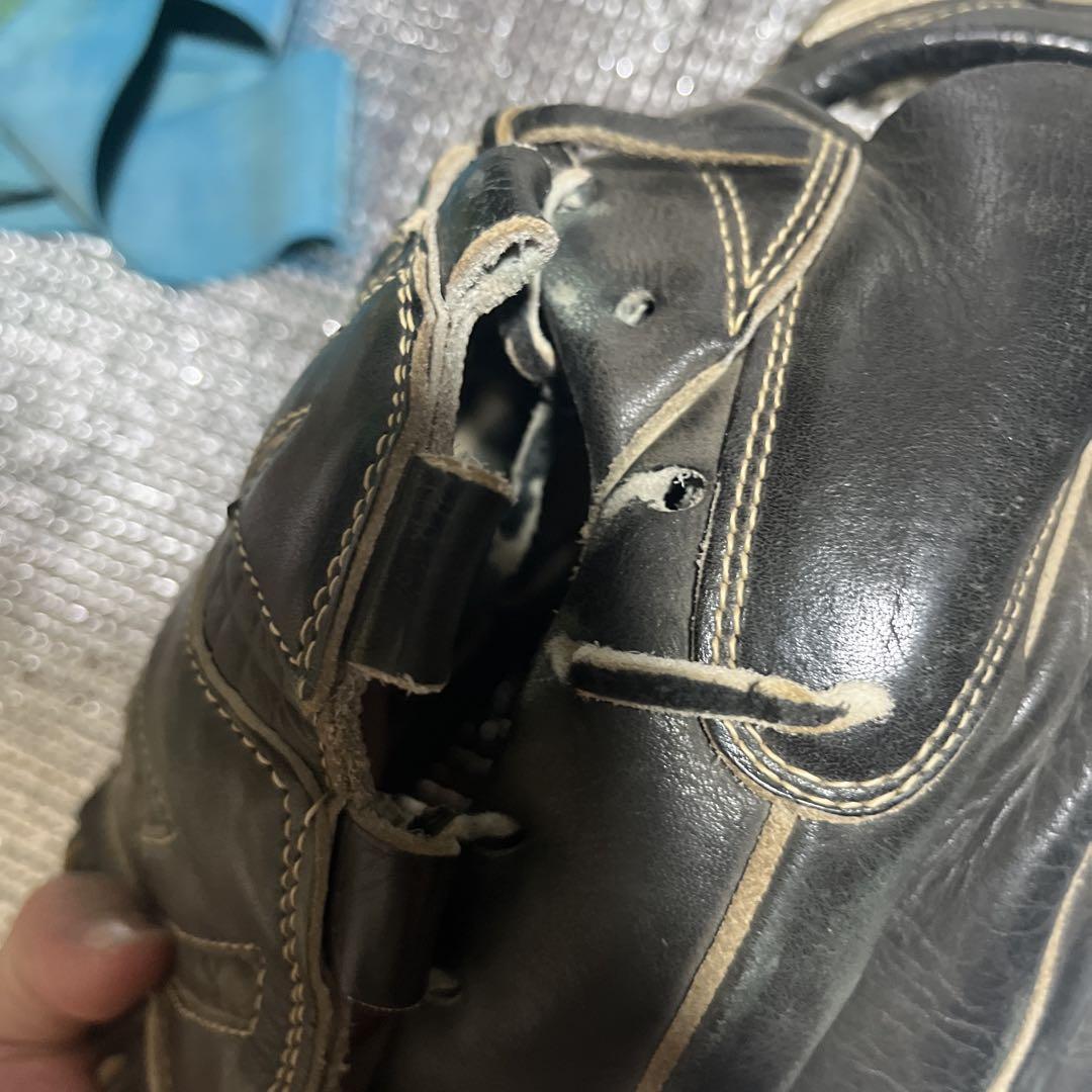 Mizuno Global Lite 黒 レザーグローブ