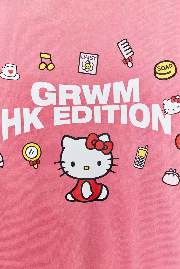【完売品】ZARA ハローキティ　ウォッシュド加工Tシャツ Mサイズ　新品