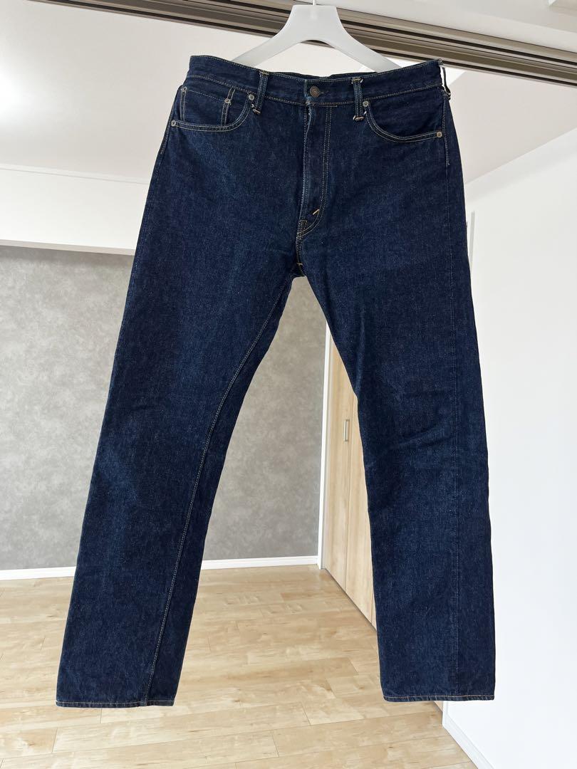 値下げ！ 美品 orslow オアスロウ デニムパンツ 107W M orSlow(オアスロウ) 「107ブラックデニム ストーンウォッシュ