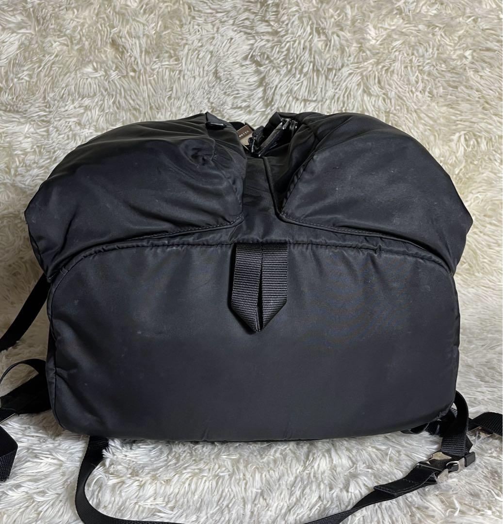 極美品✨PRADA リュック 2VZ136 ナイロン 三角ロゴ ブラック