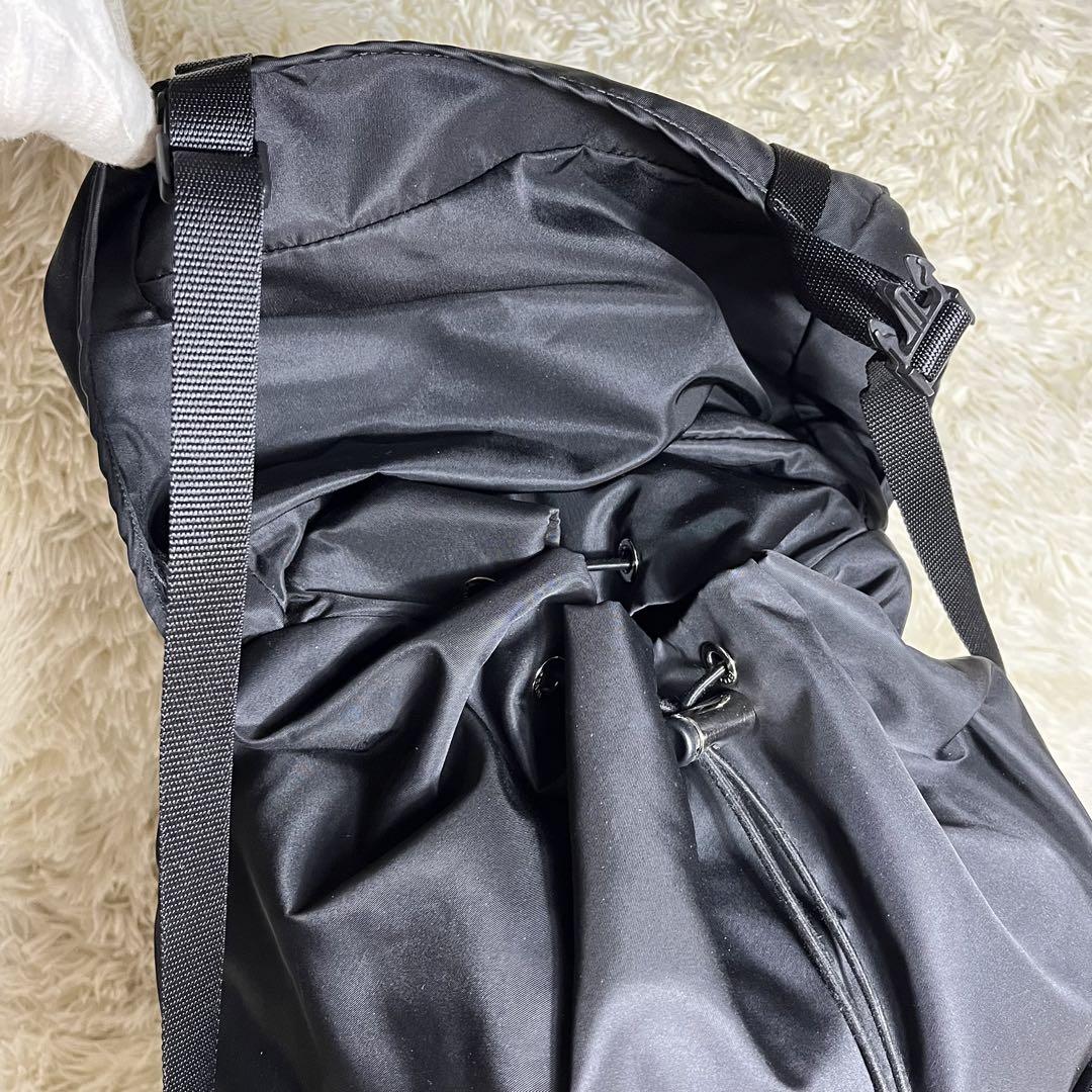 極美品✨PRADA リュック 2VZ136 ナイロン 三角ロゴ ブラック
