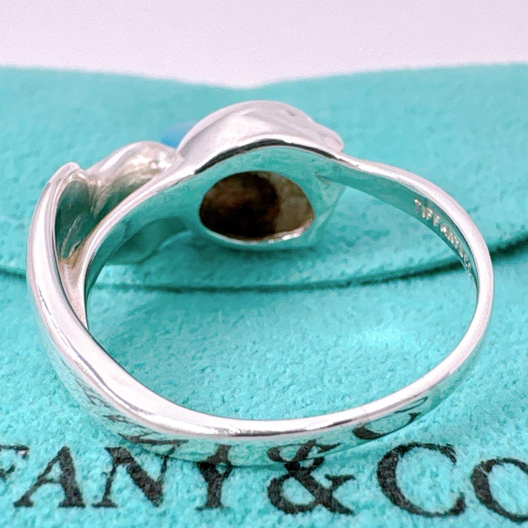 極美品 オールドティファニー チューリップ リング 13号 シルバー925