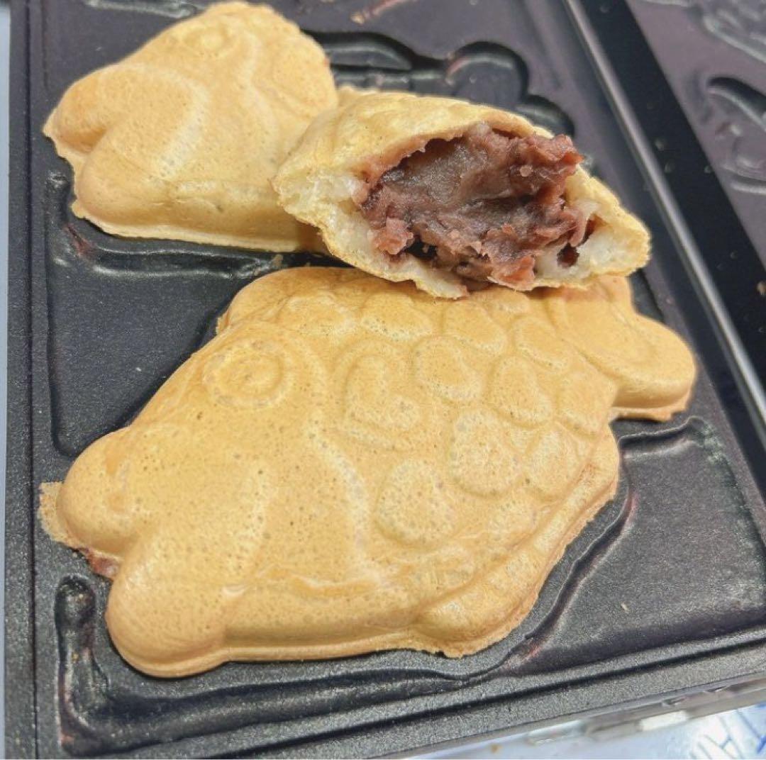 送料無料　数回使用のみ　業務用　電気たい焼き器　たい焼き　単相200V 韓国製