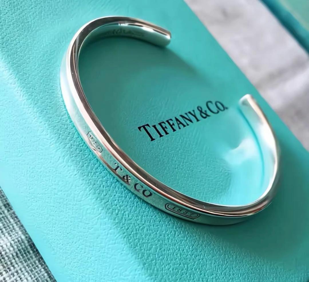 Tiffany & Co. ブレスレット　カフ　ナロー　バングル　1837