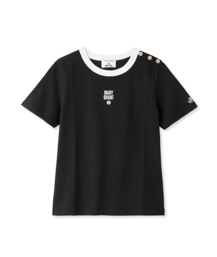 LILY BROWN × MARY QUANT リリーブラウン Tシャツ 黒