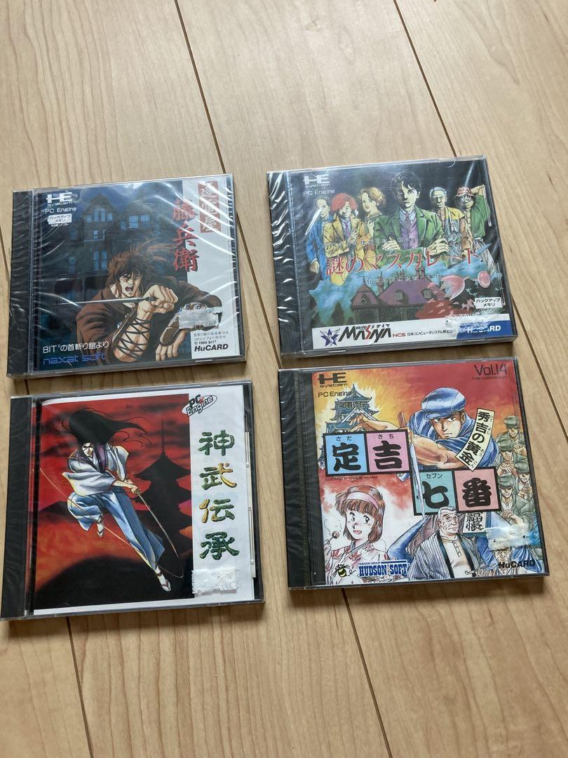 PCエンジン ソフトセット 4本(新品)