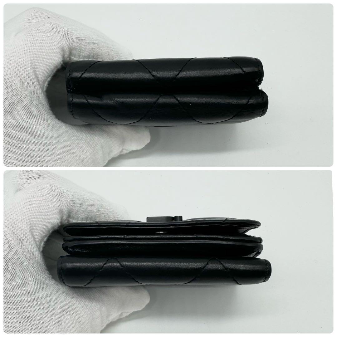 美品】バレンシアガ 三つ折り財布 タッチミニ キルティング B