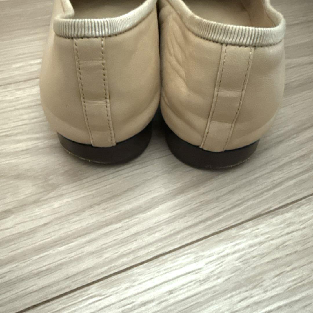 CHANEL バレエシューズ ベージュ/ブラック CHANEL バレエシューズ ベージュ ブラック