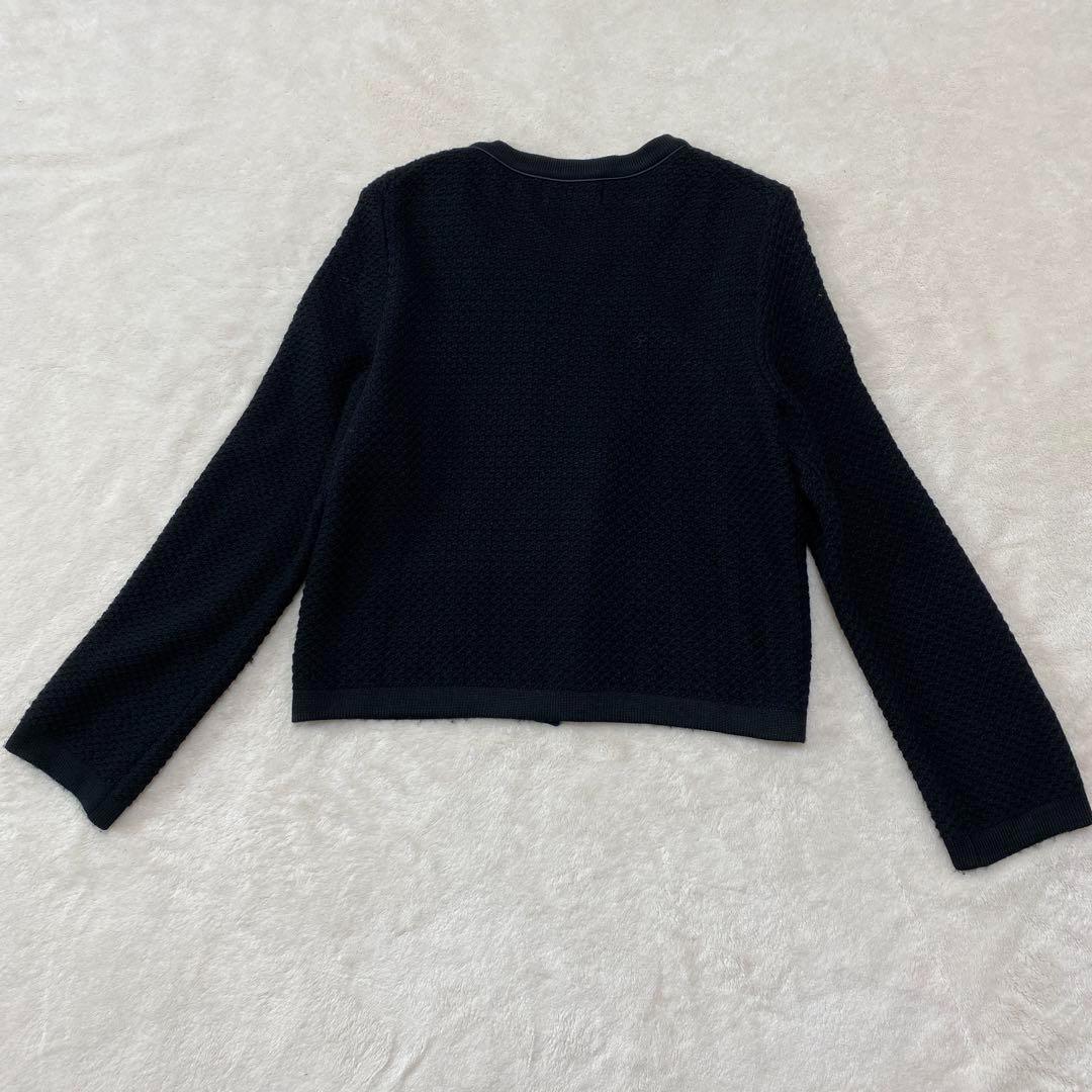 大きいサイズ】アンタイトル 2XL ツイード ノーカラージャケット