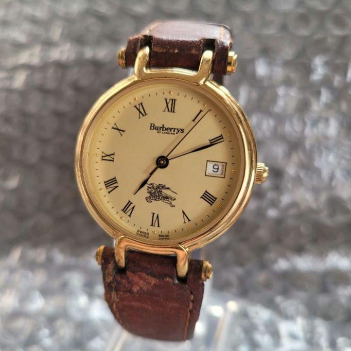 BURBERRY バーバリー 3945 クォーツ 腕時計 稼働品