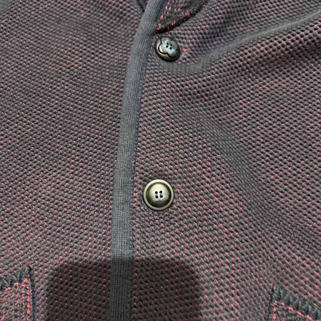 LARDINI ダークレッド ネイビー カーディガン ジャケット ニット