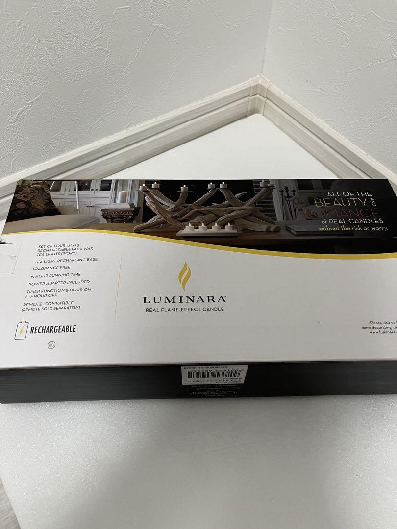 ルミナラ LUMINARA ティーライト 4個入り 充電式 LED キャンドル