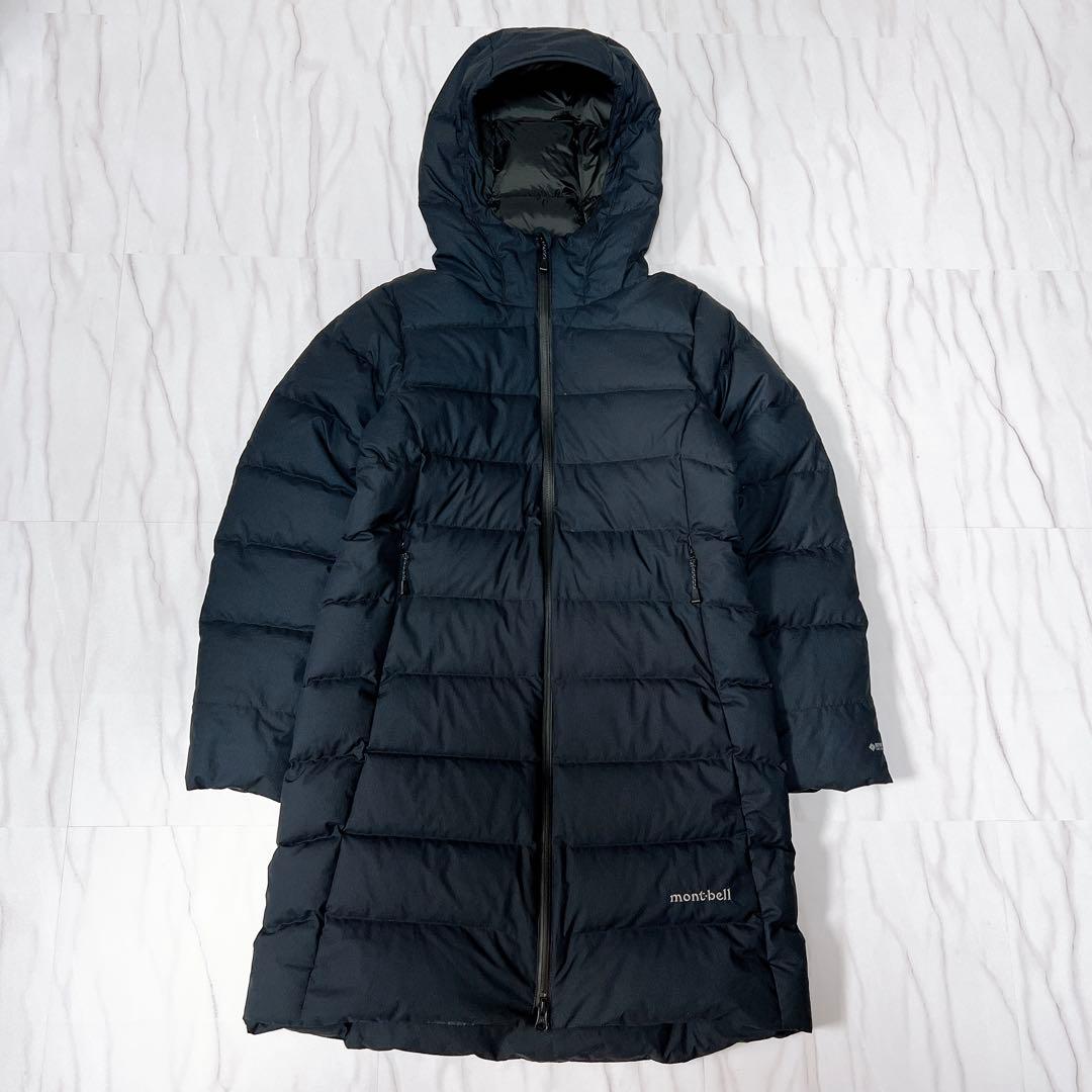 モンベル コルチナダウンコート フード ブラック レディース XSサイズXS SS montbell