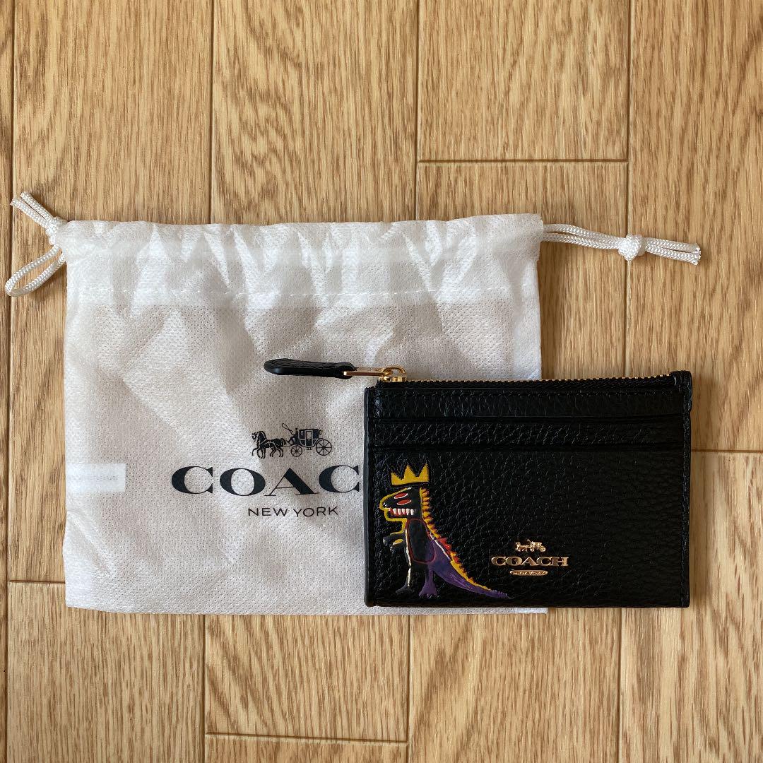 低価超歓迎 新品 コラボ ID ケース マルチ 6ejPD-m84187703518 未使用 COACH コーチ バスキア NEW即納
