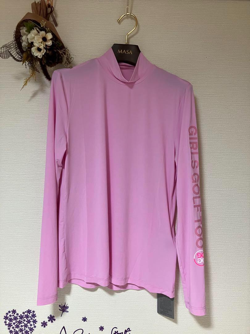 新品⇨値下❗️ジーフォア　ひんやり長袖インナー【ピンク／M】日焼け防止