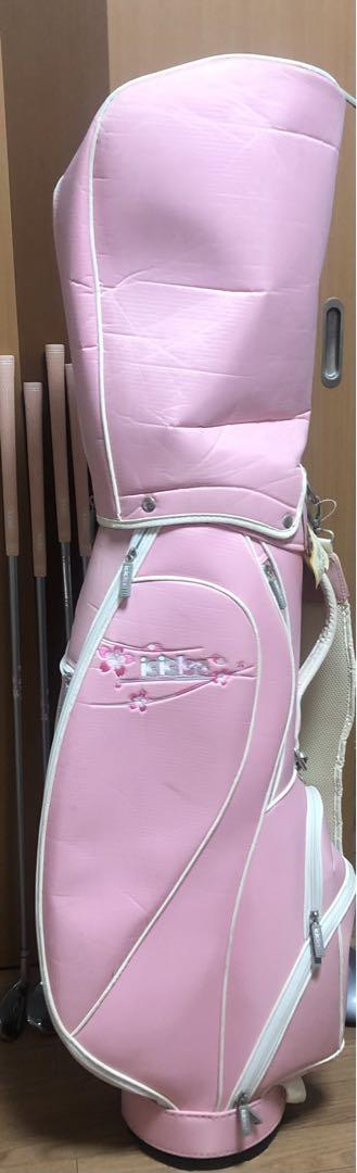 セール！icicles ピンク ゴルフバッグ レディース