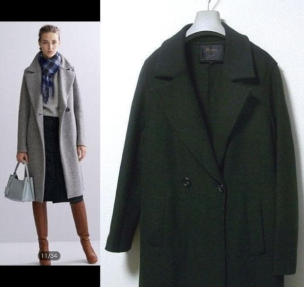 23区 Moessmer 25th記念 ウールコート M ブークレ 圧縮 M