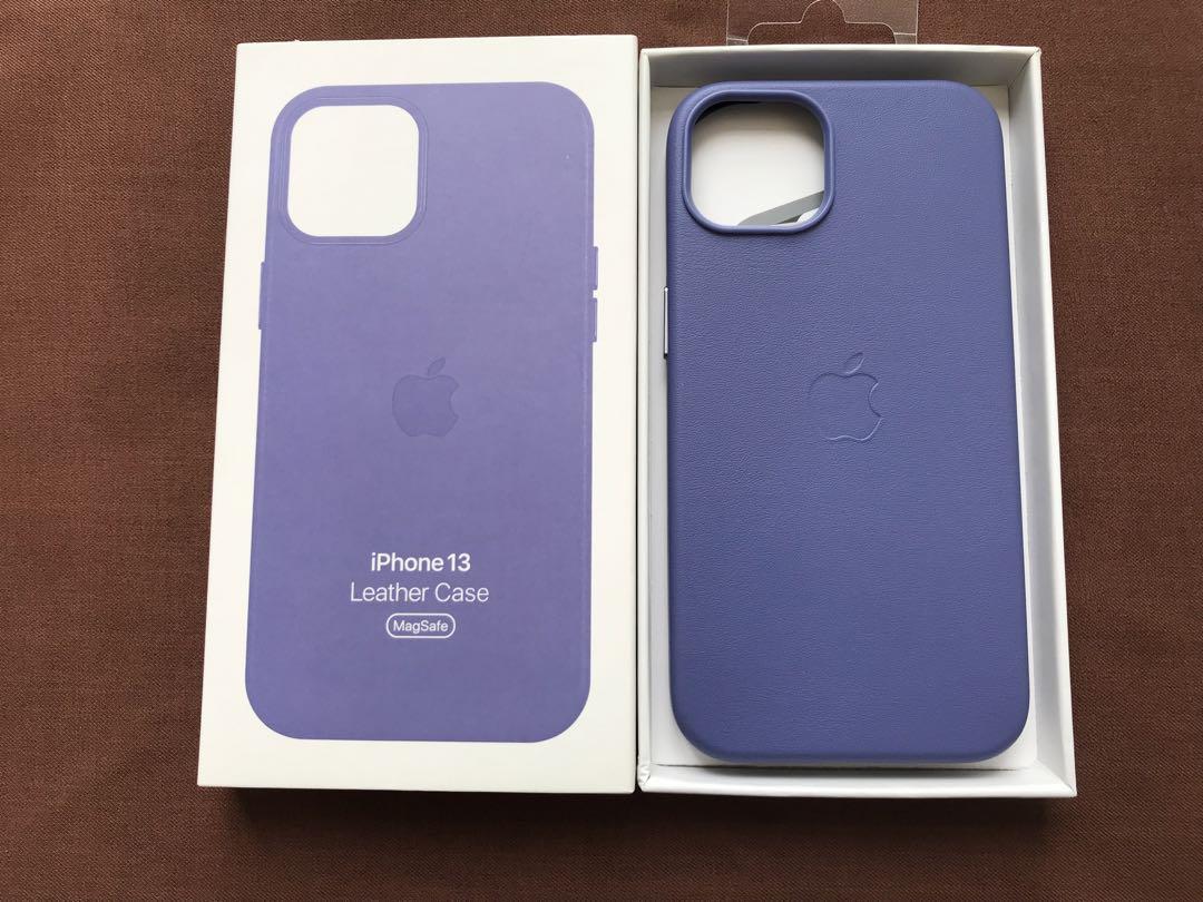 iPhone 13 レザーケース Apple純正 ウィステリア - メルカリ