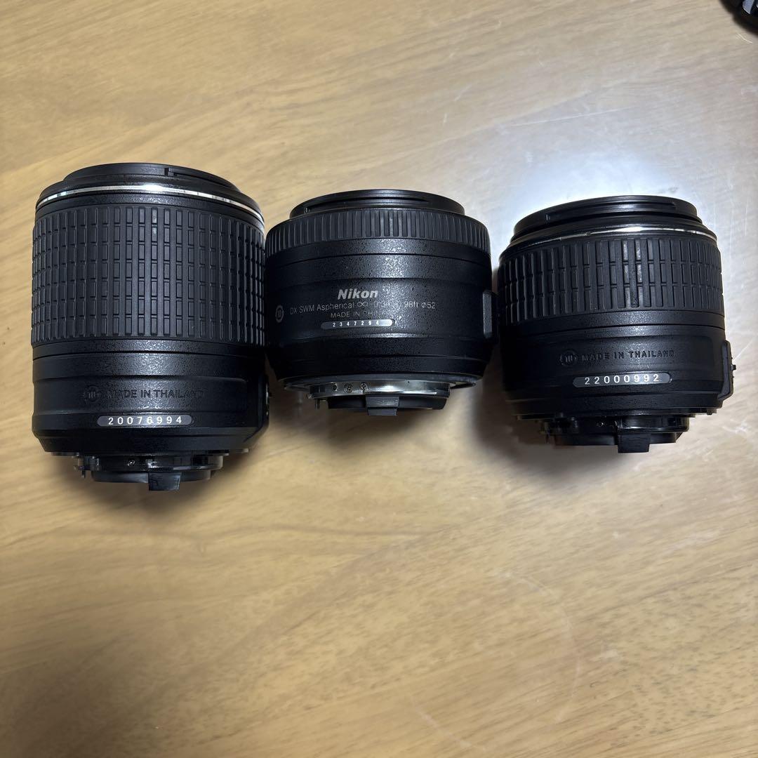 Nikon D5300 ダブルズームキット＋単焦点レンズ　一眼レフ　ニコン