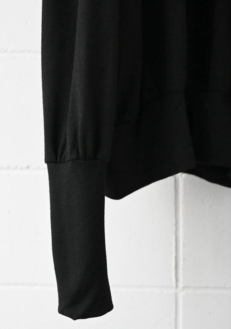 トップス barbell object wool ls top(black)